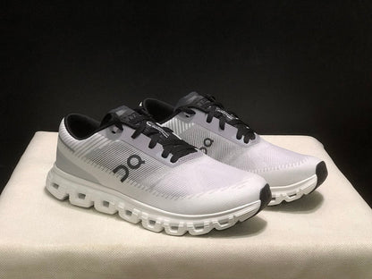 On Cloud 6 Push Sneakers White Grey Black