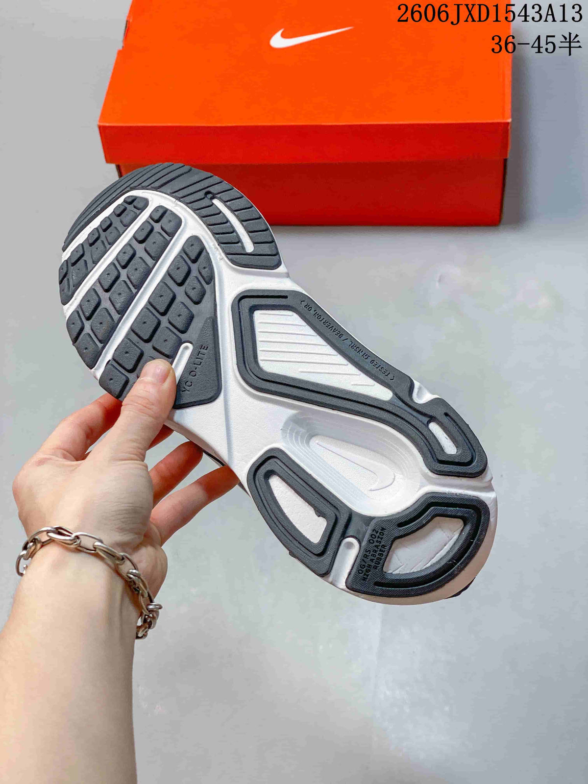 Nike Structure Plus Running Shoes in Charcoal and White