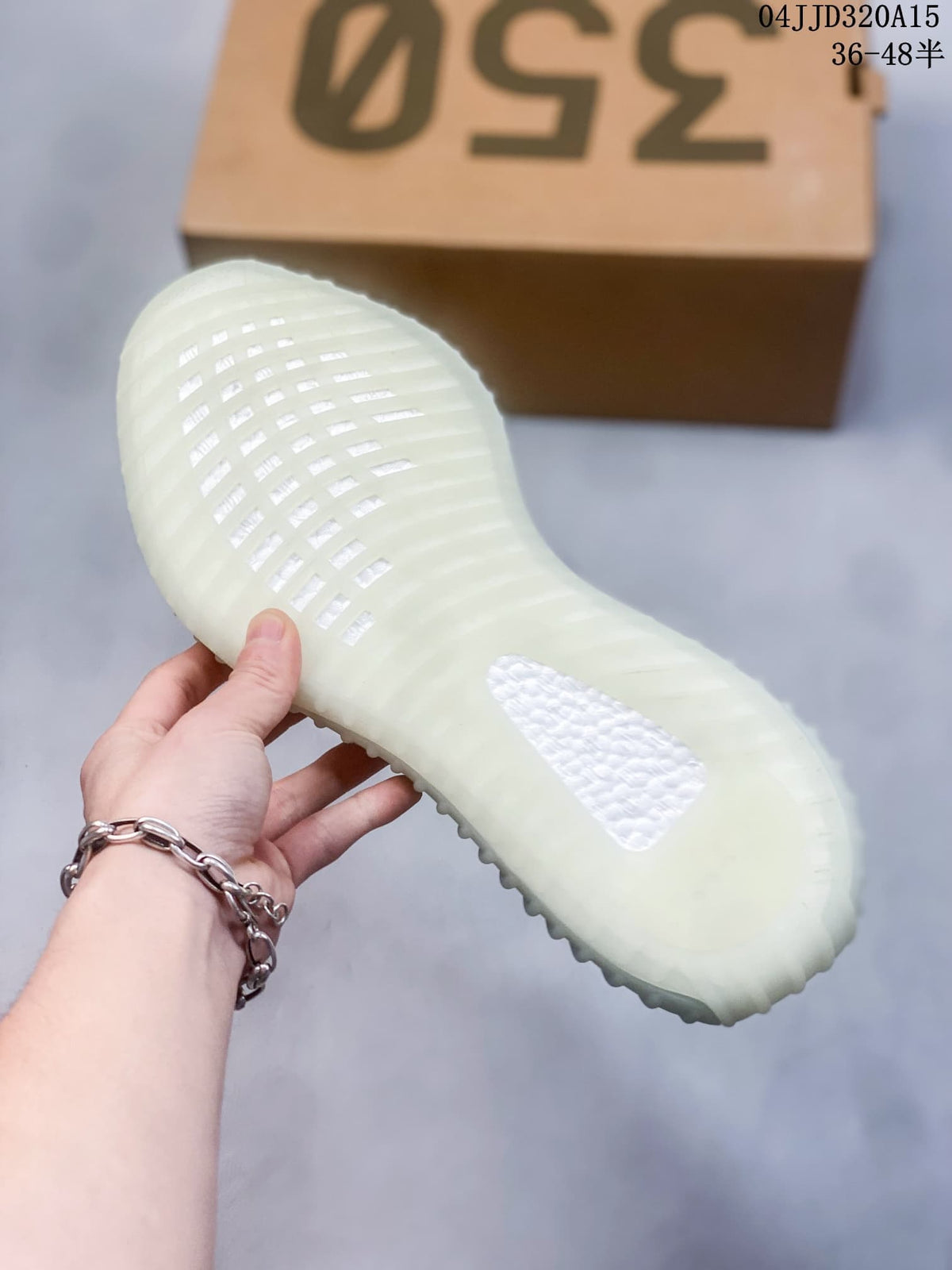 Adidas Yeezy Boost 350 V2 Blue Pattern Sneakers