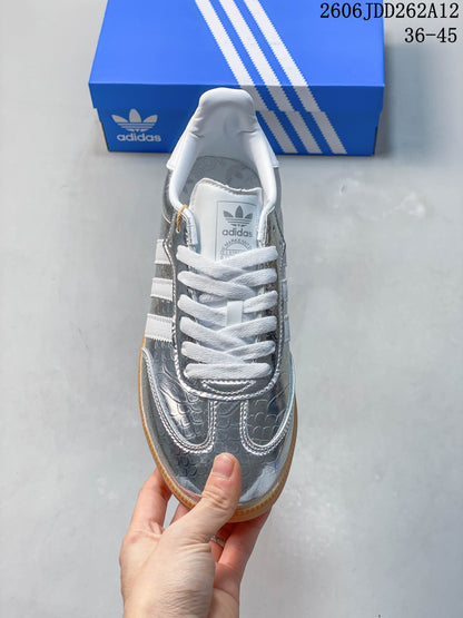adidas Samba OG Silver Low-Top Sneakers