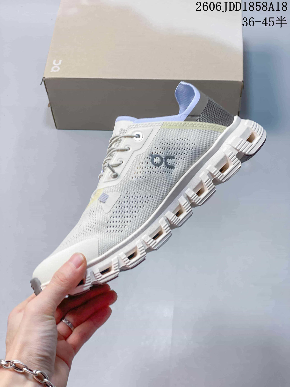 On Cloud 6 Coast Lightweight Sneakers in White