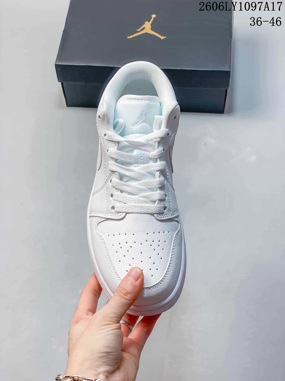 Jordan Air Jordan 1 Low White Sneakers