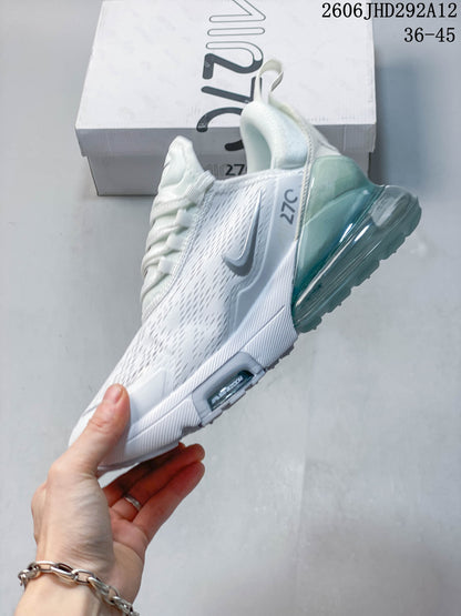 Nike Air Max 270 Sneakers White and Teal
