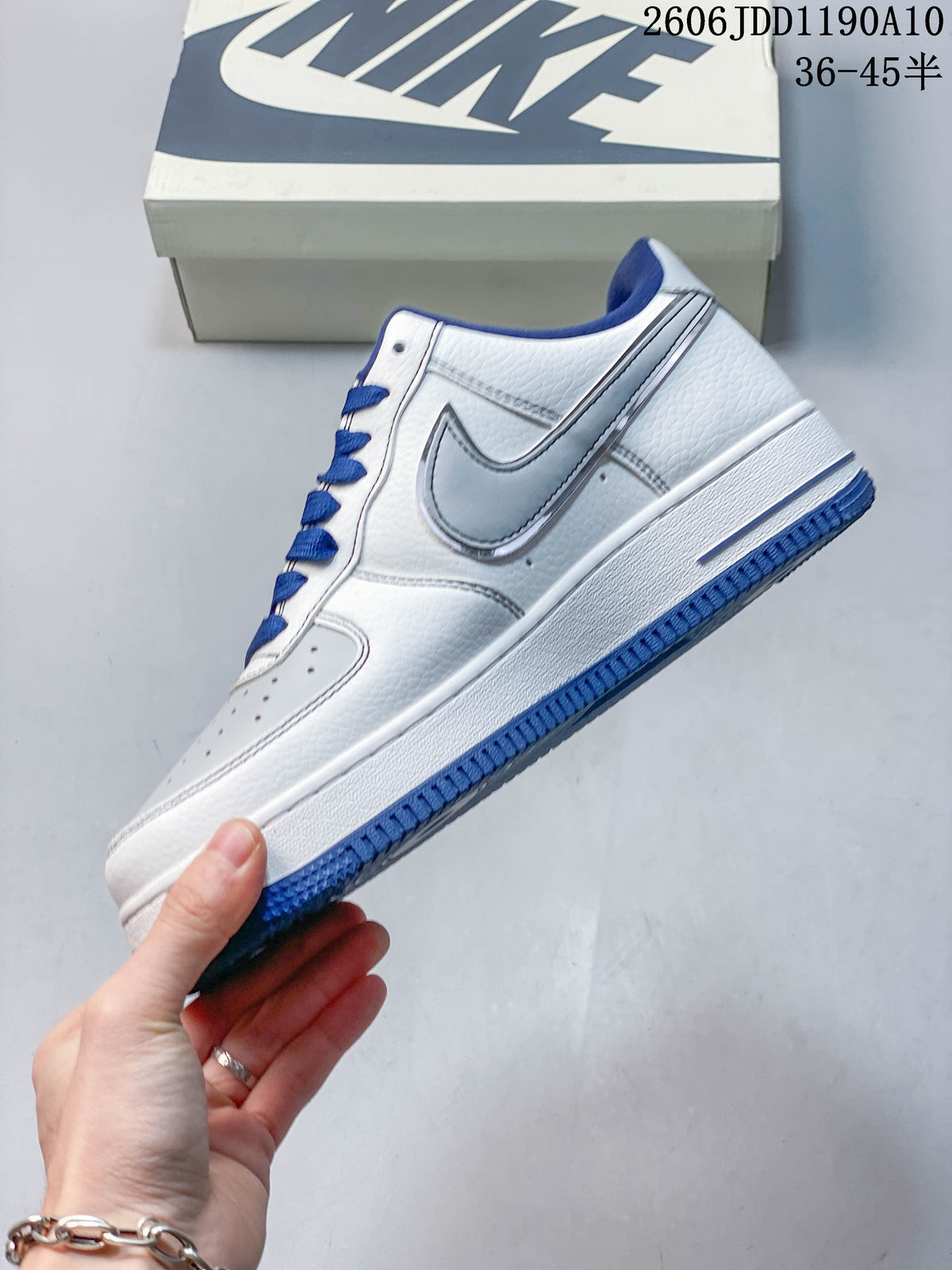 Nike Air Force 1 '07 Low White Blue Sneakers