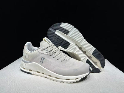 On Cloudnova Form 2 Sneakers in Cream Ivory