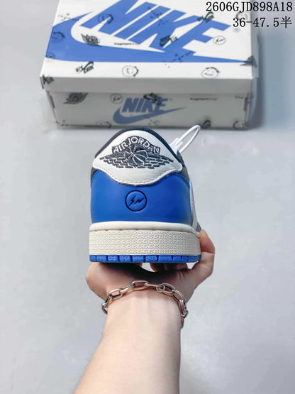 Nike Air Jordan 1 Low x Travis Scott Blue Sneakers