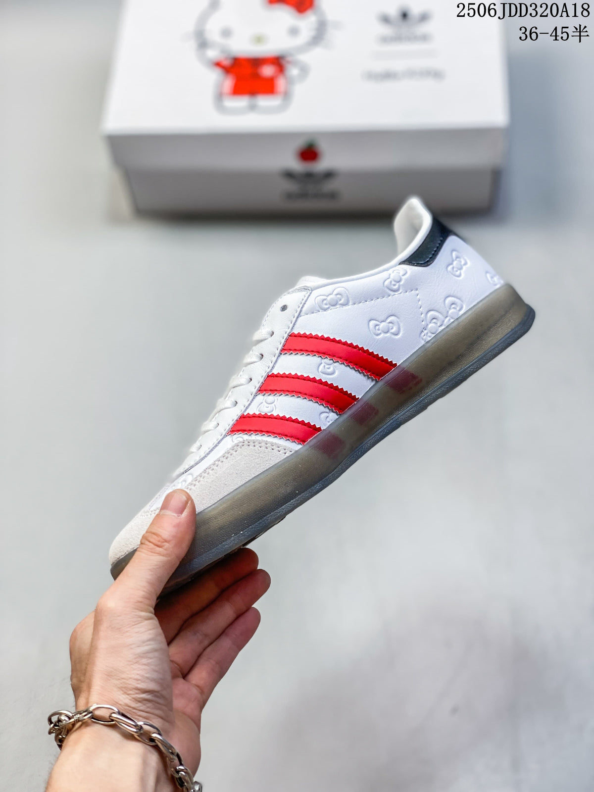 Adidas Gazelle Hello Kitty White Red Sneakers