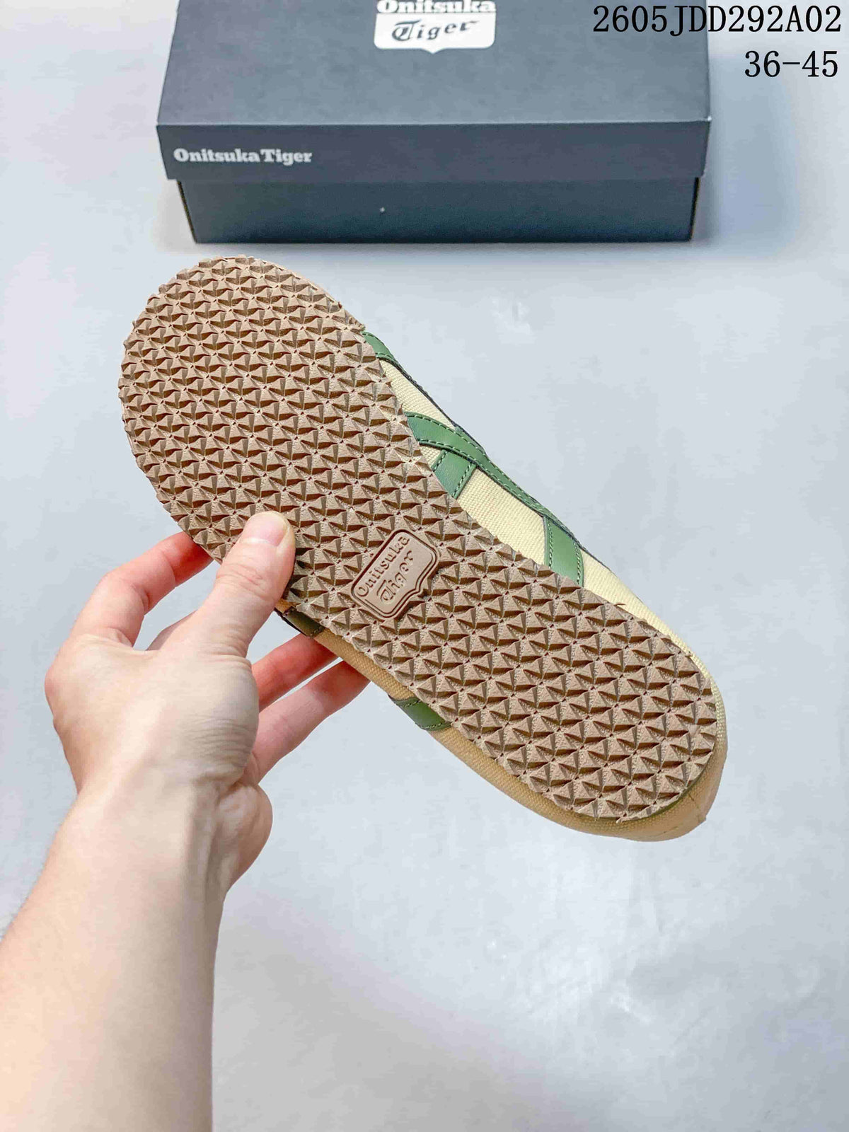 Onitsuka Tiger Mexico 66 Slip-On Sneakers Beige Green