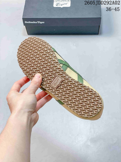 Onitsuka Tiger Mexico 66 Slip-On Sneakers Beige Green