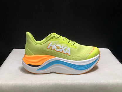 HOKA Skyward X Running Shoes in Lime Green