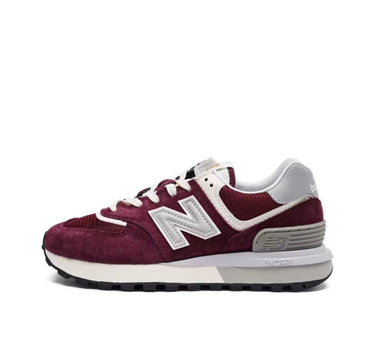 New Balance 57/8? Burgundy Retro Running Sneakers