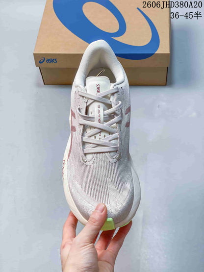 ASICS NOVABLAST 6 Running Shoes, White Pink 1012C008-405