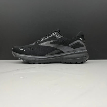 Brooks Ghost 15 Running Shoes, Black and Gray