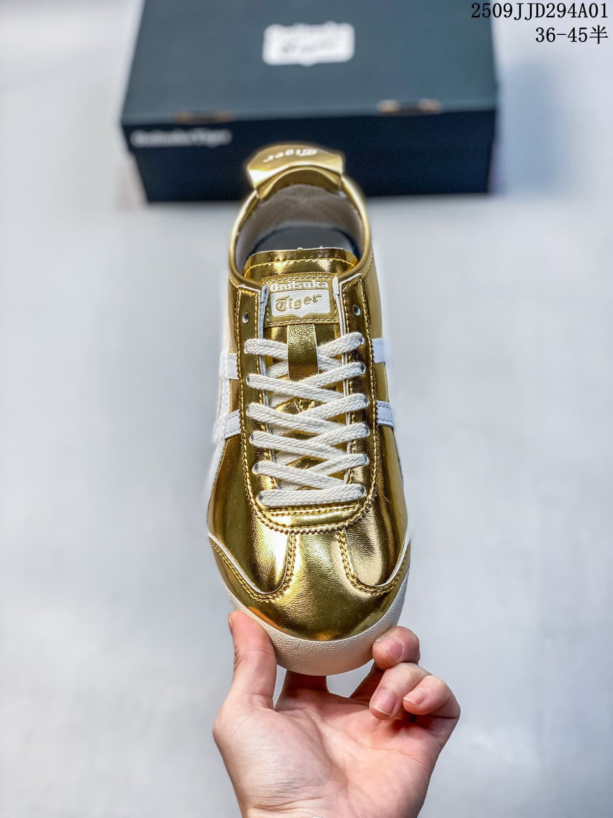 Onitsuka Tiger Mexico 66 Gold Sneakers