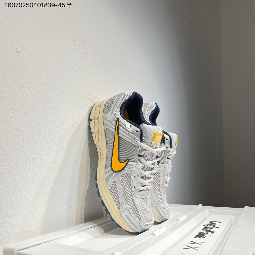 Nike Air Zoom Vomero 5 Running Shoes White Grey Yellow