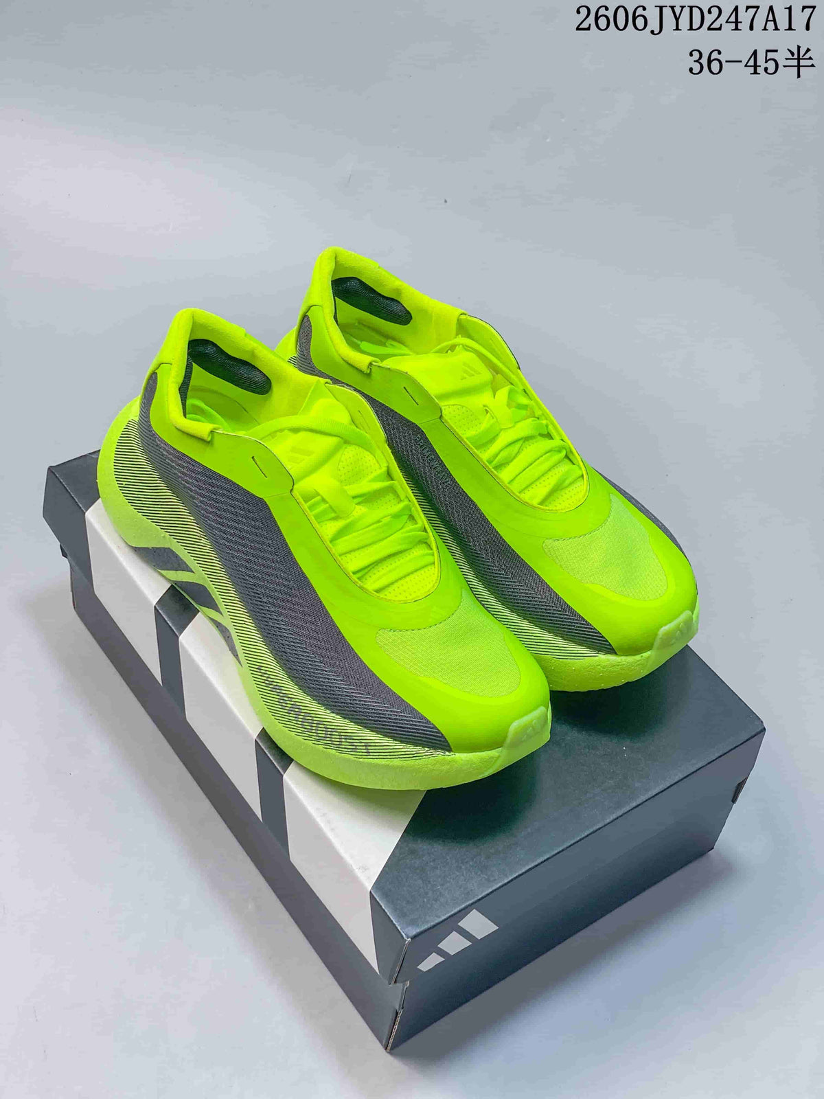 Adidas Hyperboost Edge M Sneakers – Neon Yellow and Gray