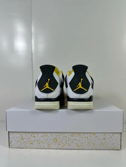 Jordan Air Jordan 4 Vivid Sulfur Sneakers White Yellow AQ9129-101