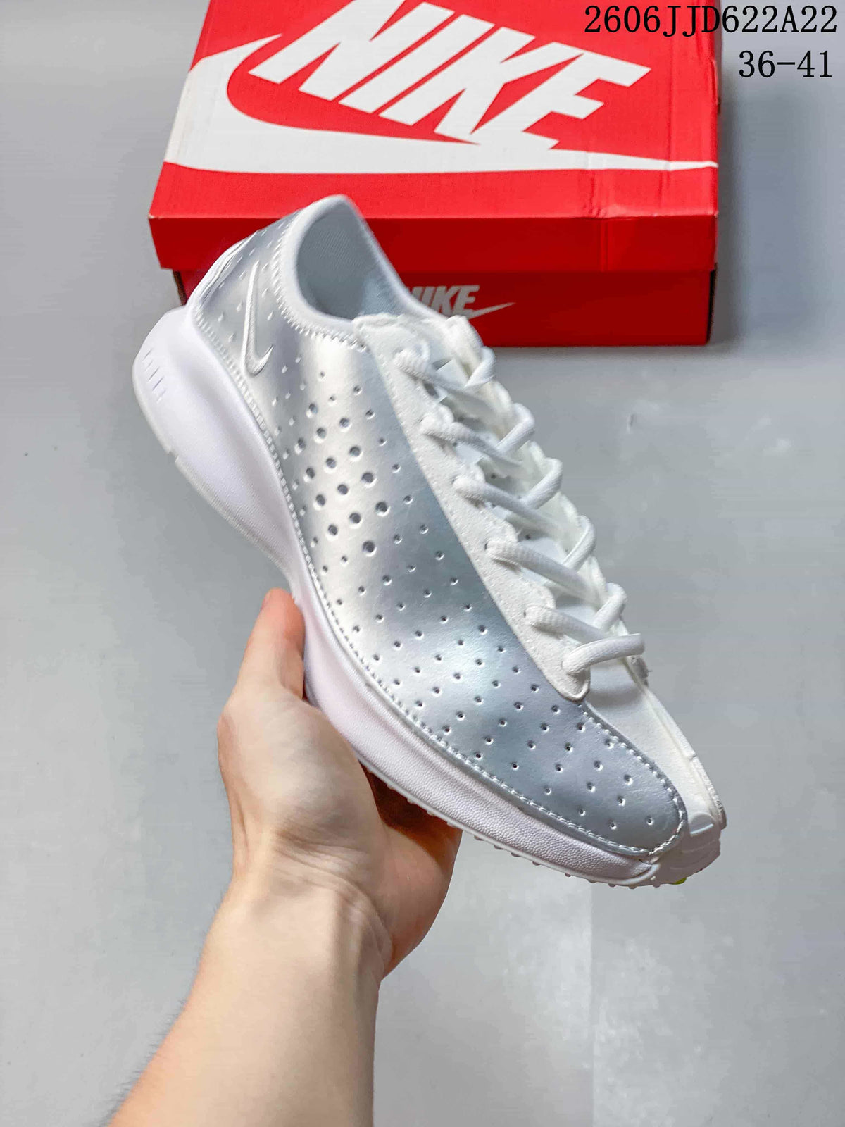 Nike Women’s Air Superfly Sneakers Silver White 612120