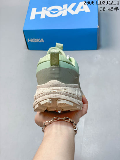 HOKA Tor Summit Low-Top Sneakers in Mint Green