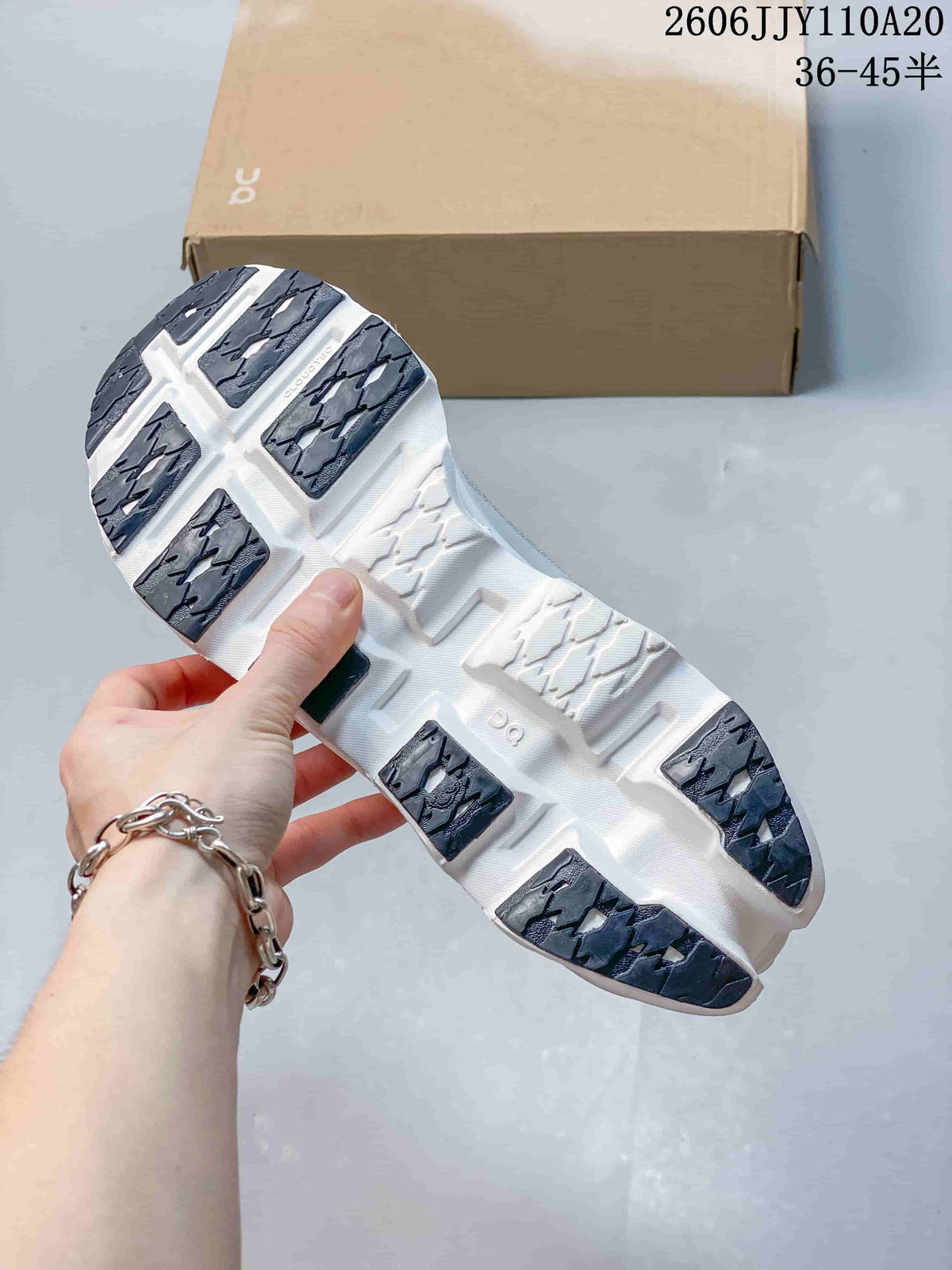 On Cloudmonster 3 Running Shoes, Light Gray