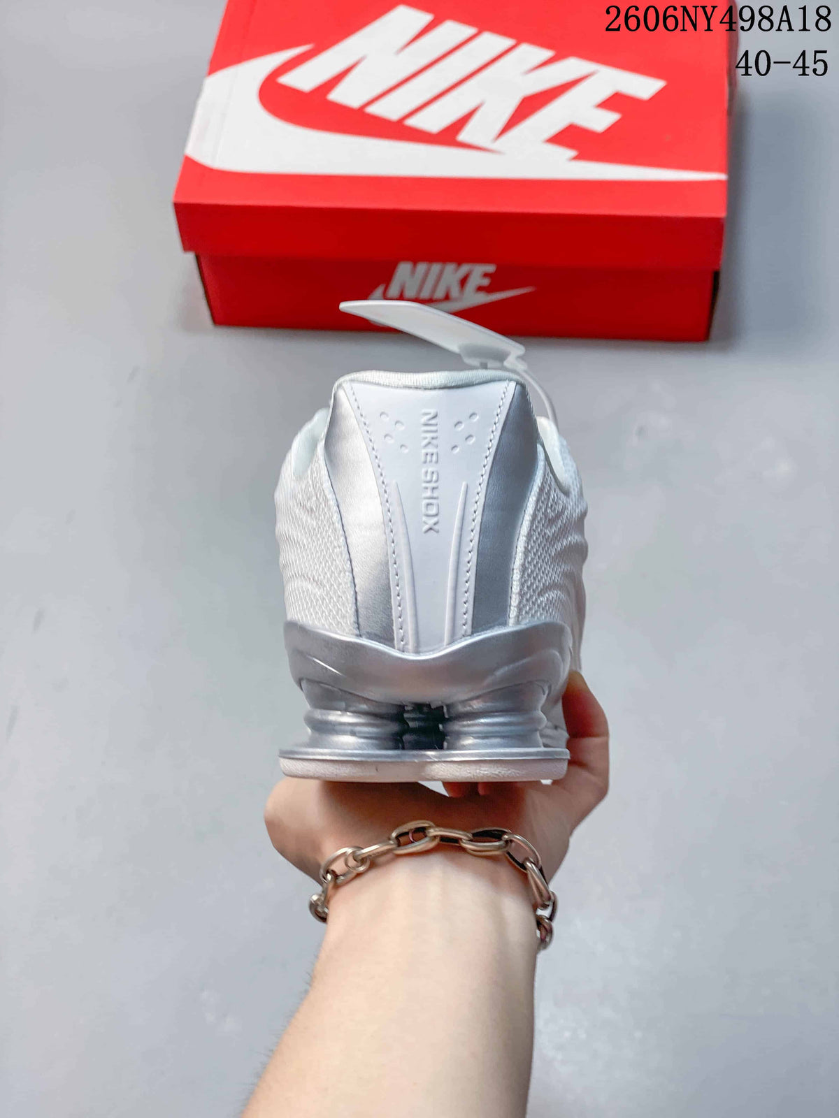Nike Shox TL Men's Sneakers White Silver