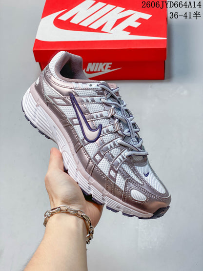 Nike P-6000 Sneakers in Silver and Purple