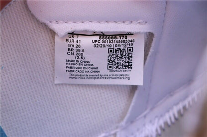 Interior size label showing UK 7, EUR 41, CM 26, BR 39.5, and CN 260.