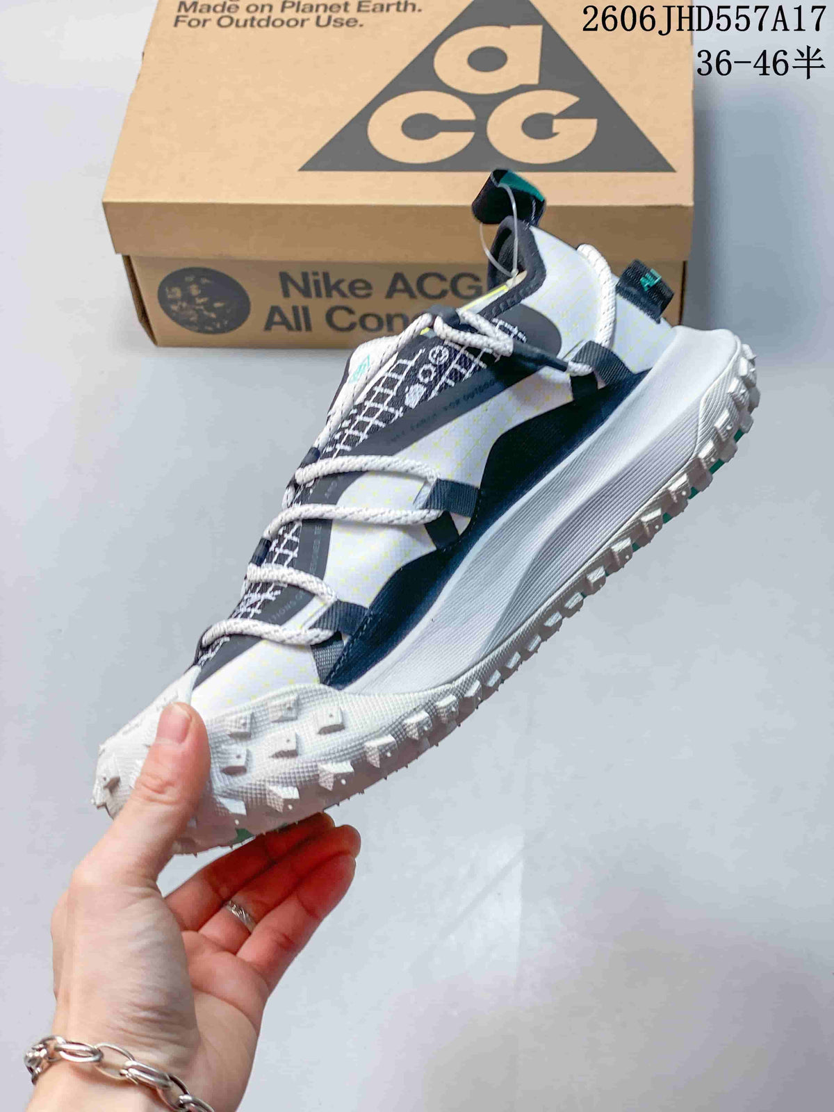 Nike ACG Mountain Fly Trail Sneakers White Black Aqua