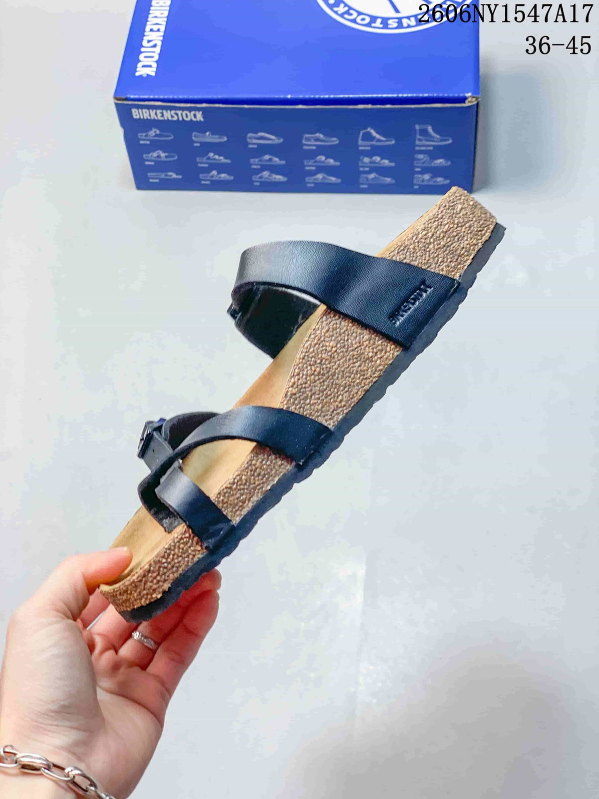 Birkenstock Arizona Black Two-Strap Sandals