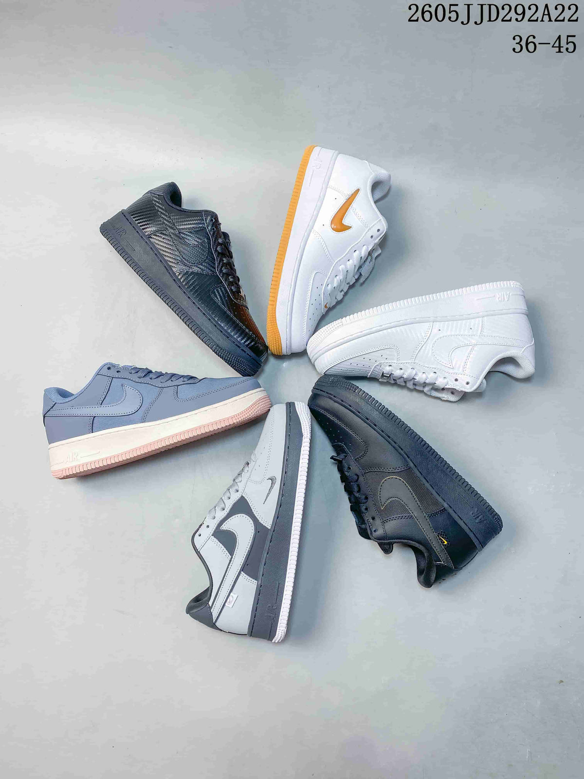 Nike Air Force 1 Shadow Low-Top Sneakers, Multicolor