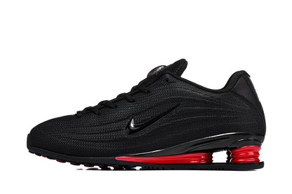 Nike Black and Red Low-Top Sneakers