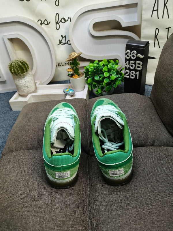 adidas Bad Bunny Gazelle Indoor Sneakers Green JS5049