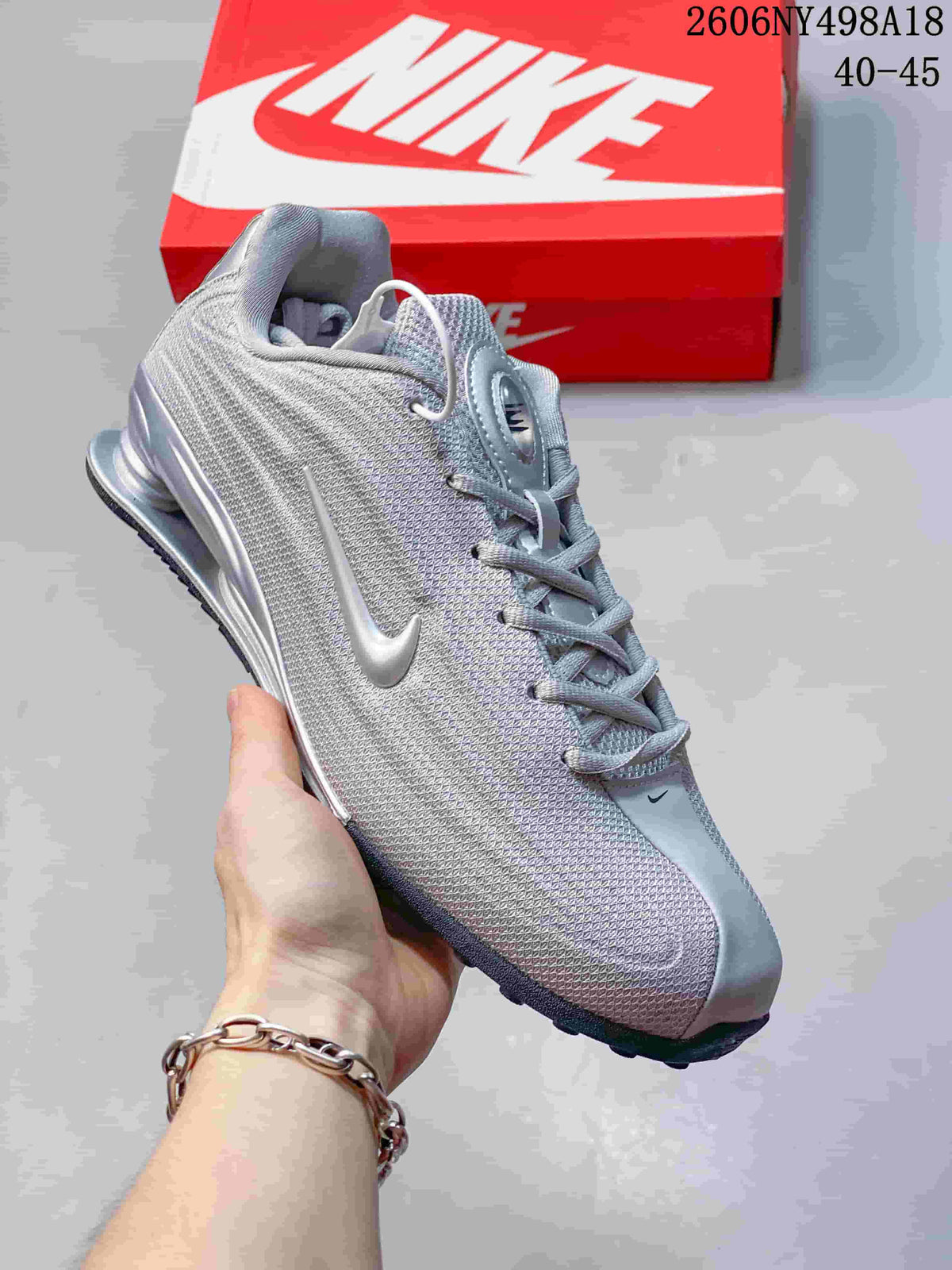 Nike Shox TL Men's Sneakers in Silver