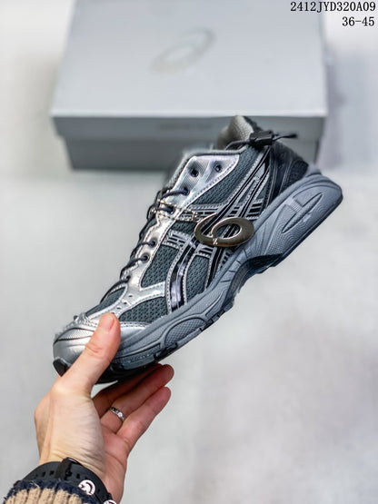 ASICS GEL-KAYANO 14 Trail-Style Sneakers, Charcoal Silver