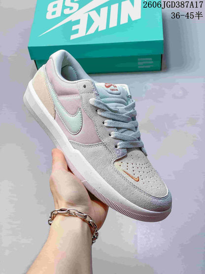 Nike SB Force 58 Sneakers in White and Pastel Colors