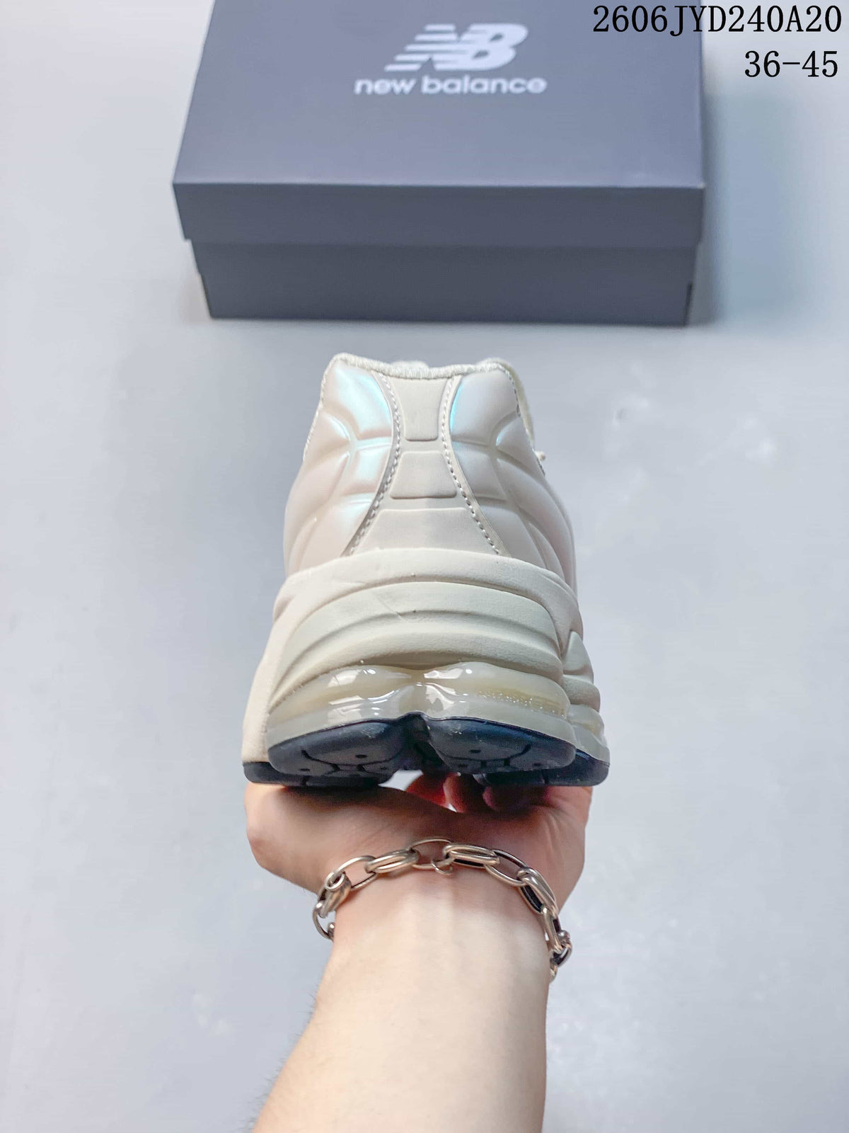 New Balance NB5030 Retro Running Sneakers, Pearl White