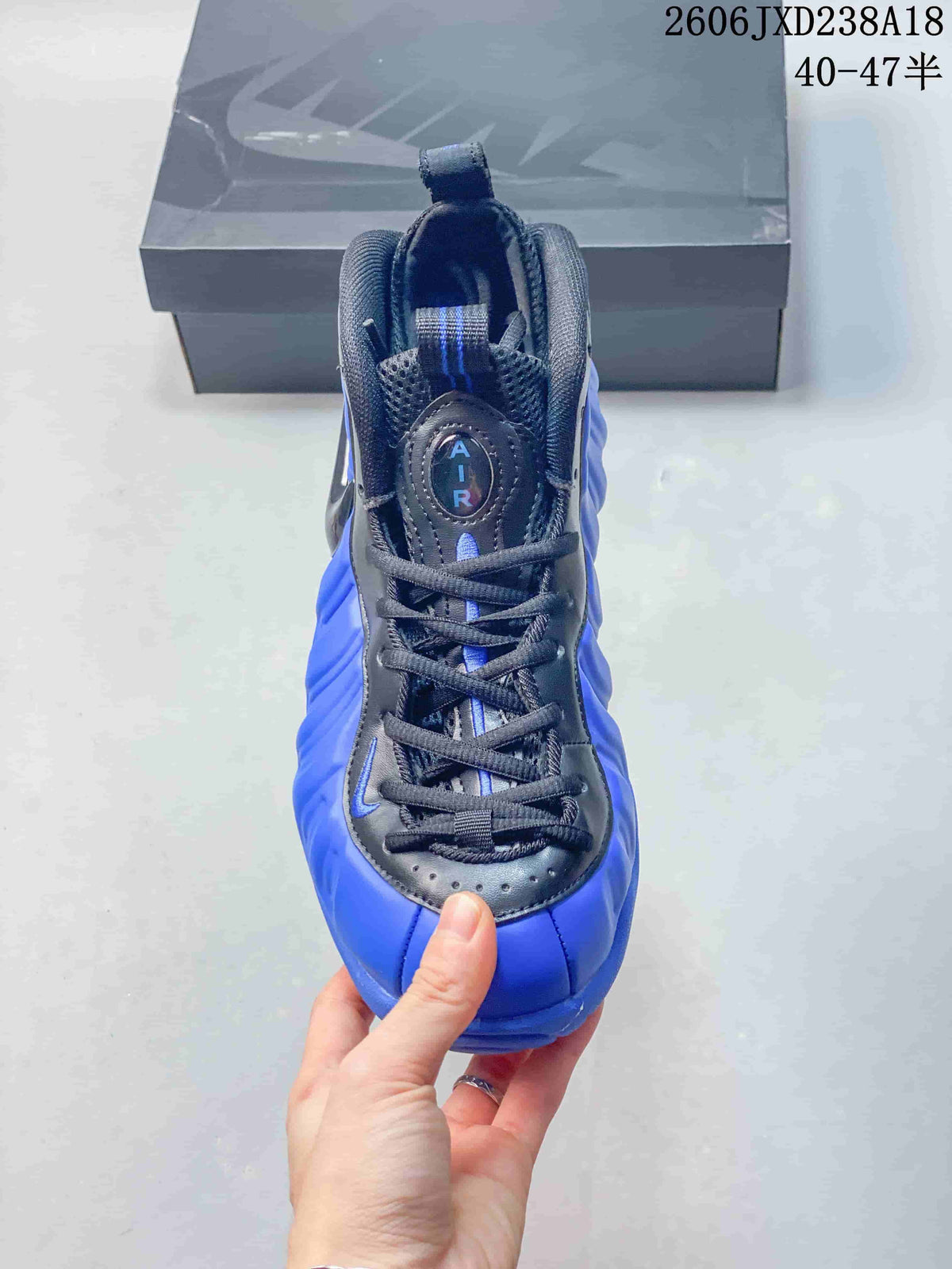 Nike Foamposite Pro Basketball Shoes Blue 624041-403
