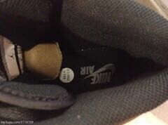 Interior view showing the padded collar and printed insole branding.