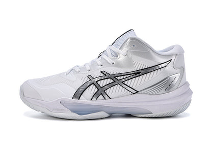 ASICS Sky Elite FF MT 3 White Silver Volleyball Shoes