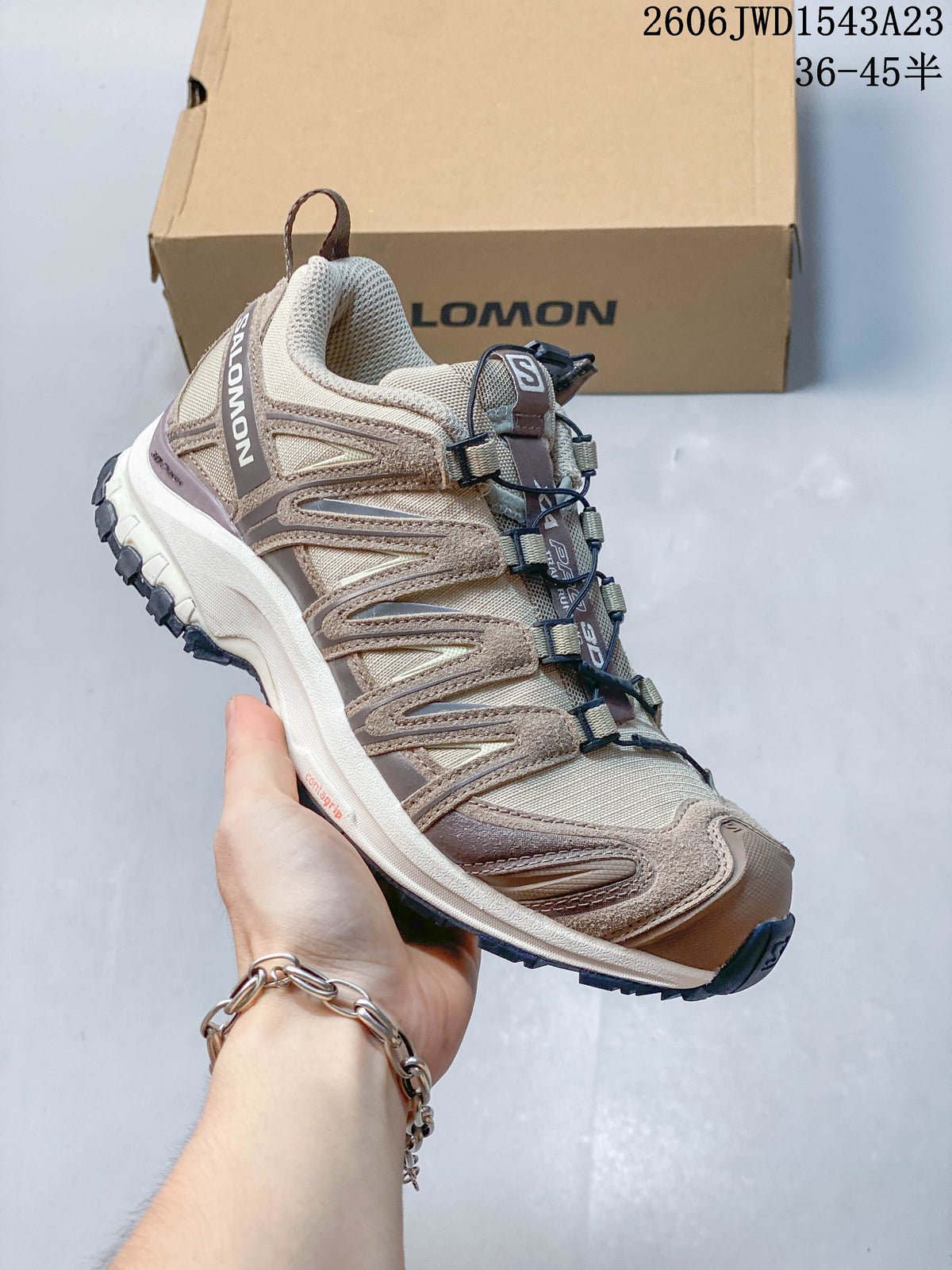 Salomon XA Pro 3D Trail Running Shoes, Beige