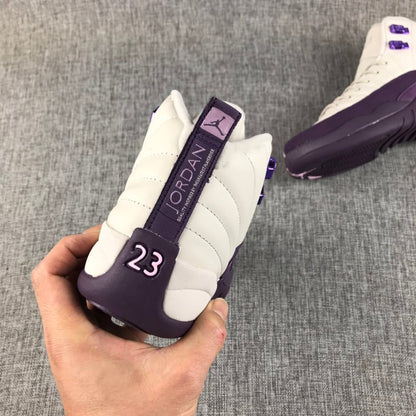 Rear view showing the Jordan heel pull tab and raised 23 detail