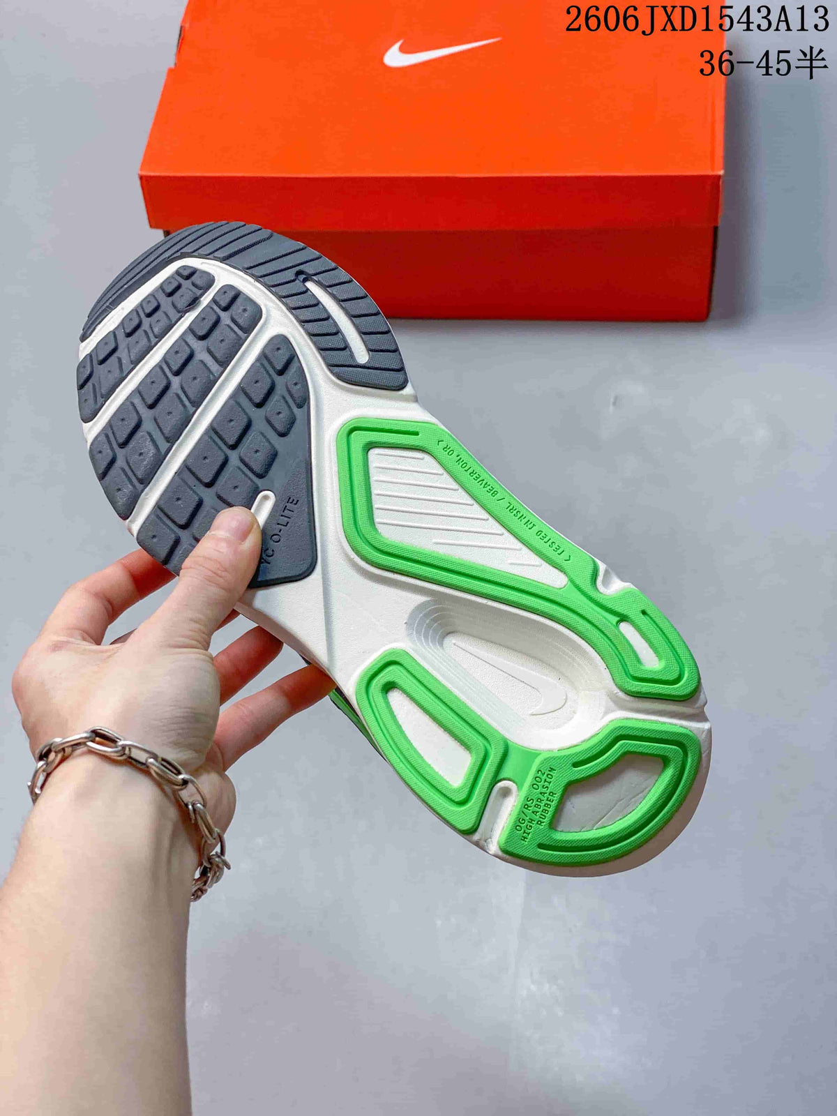 Nike Structure Plus Running Shoes, Green and Lavender
