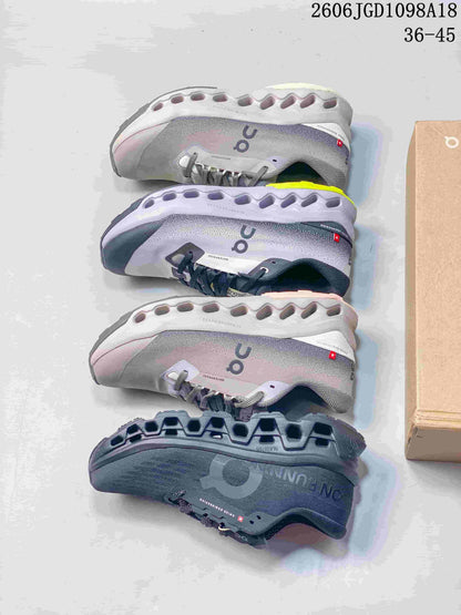On Cloudmonster 3 Running Shoes in Gray