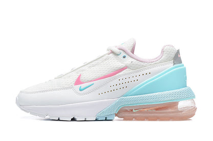 Nike Air Max 270 White and Aqua Pink Sneakers