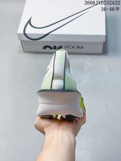 Nike Air Zoom Alphafly Next% 3 Running Shoes, White/Volt