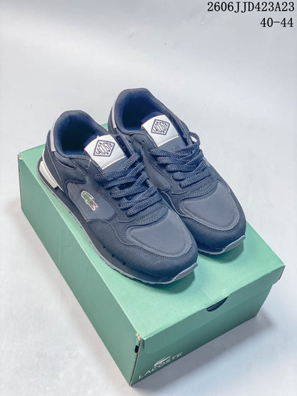 Lacoste JJD423A23 Casual Sneakers, Navy and Cream