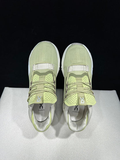 On Cloudnova 2 Sneakers in Green and White