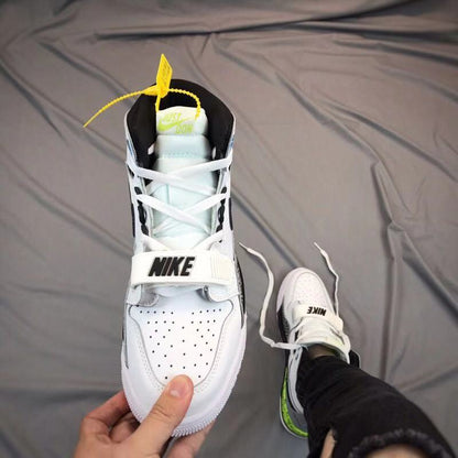 Front view showing the lace-up design and instep strap