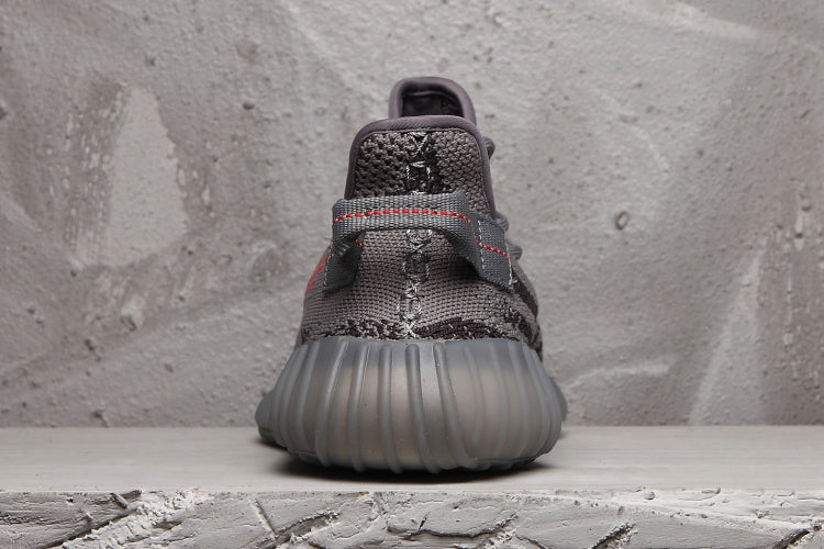 Yeezy 350 V2 Black and Gray Zebra Sneakers