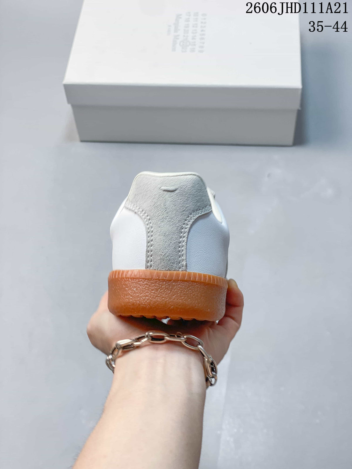 Maison Margiela Replica Low-Top Sneakers in White and Grey